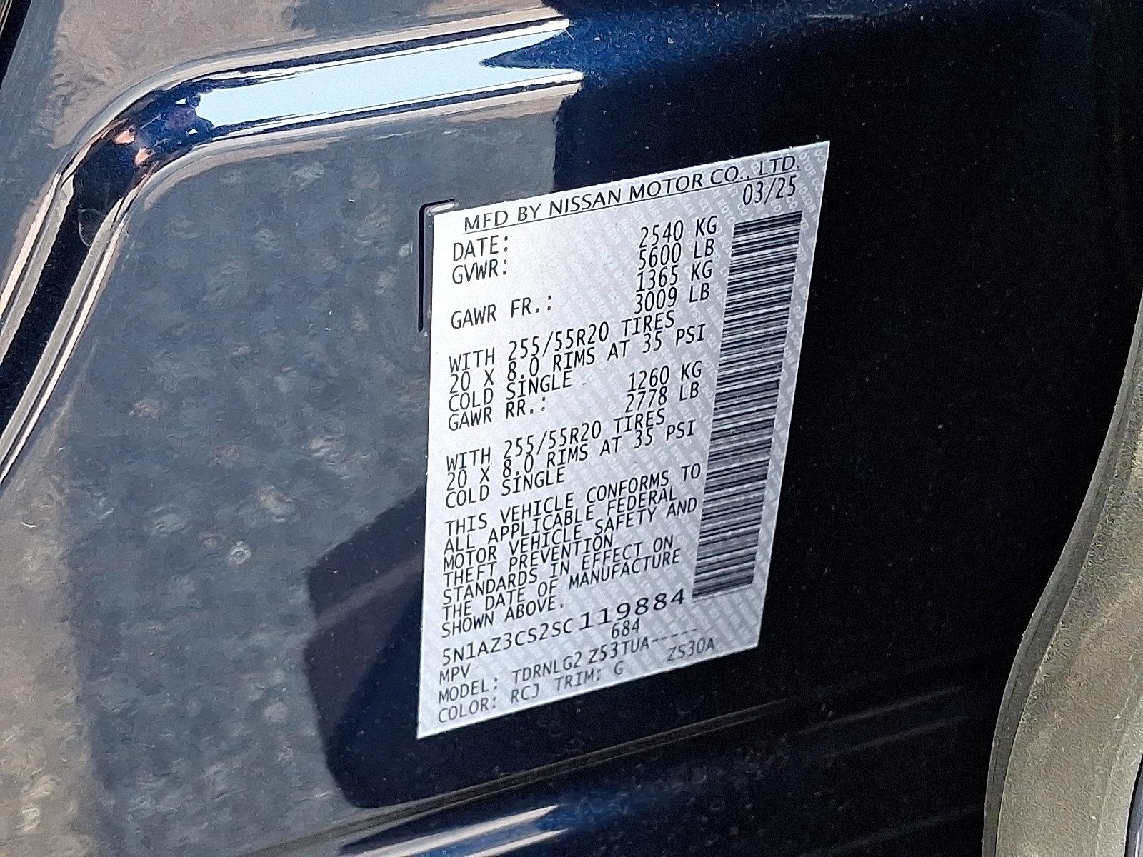 2025 Nissan Murano Vehicle Photo in Mechanicsburg, PA 17050-2306