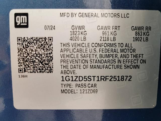 2024 Chevrolet Malibu Vehicle Photo in MIDDLETON, WI 53562-1492