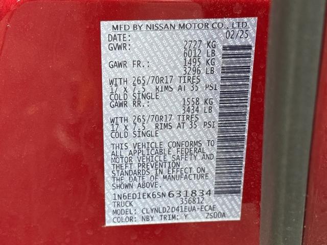 2025 Nissan Frontier Vehicle Photo in MIDDLETON, WI 53562-1492