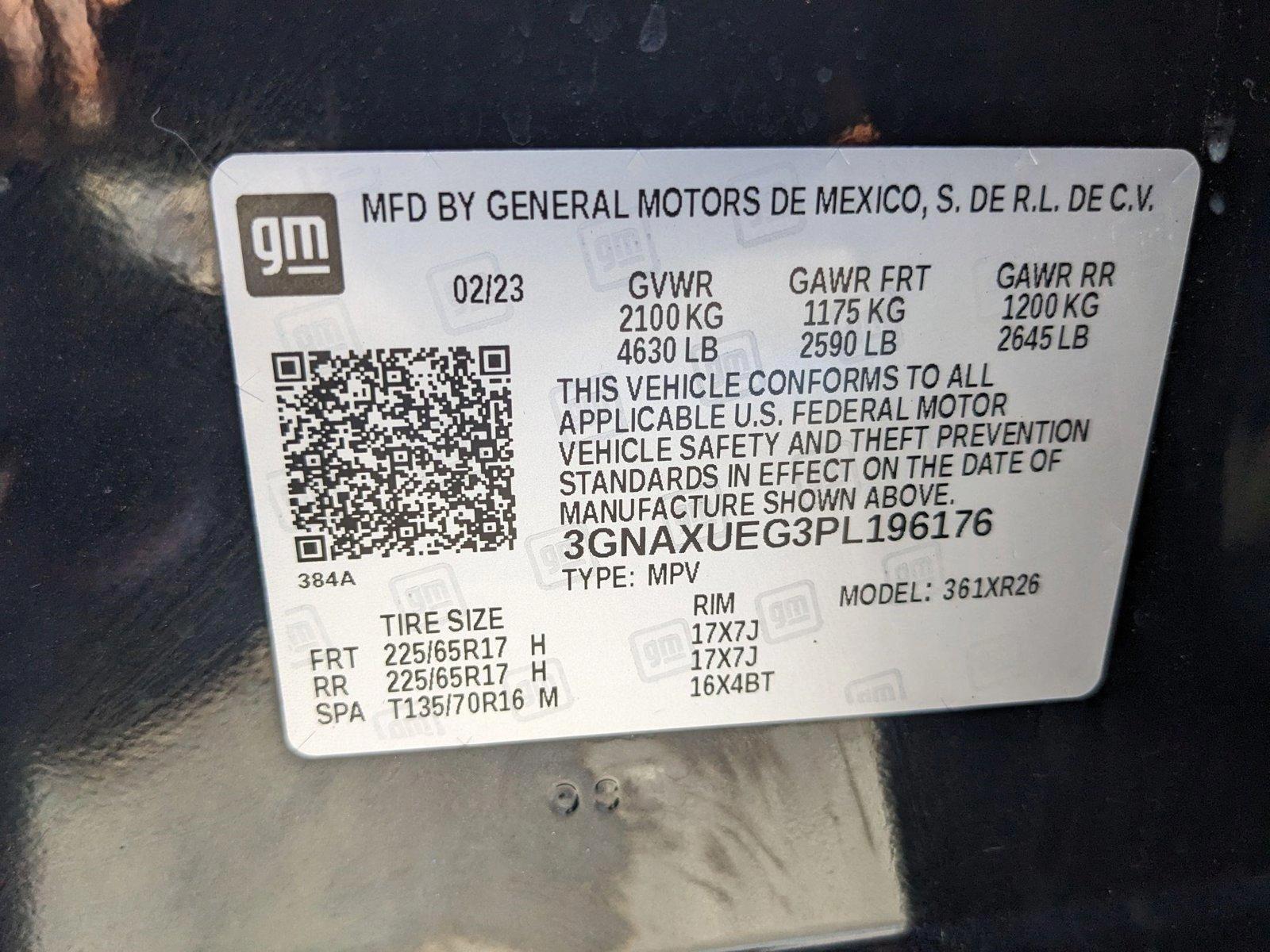 2023 Chevrolet Equinox Vehicle Photo in HOUSTON, TX 77034-5009