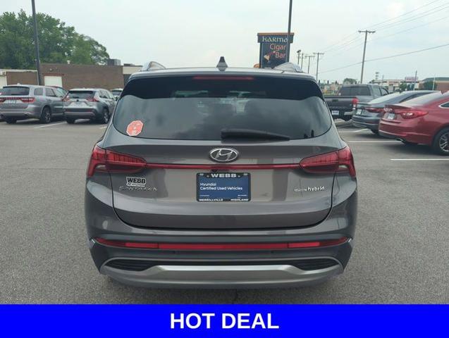 2021 Hyundai SANTA FE Hybrid Vehicle Photo in Merrillville, IN 46410