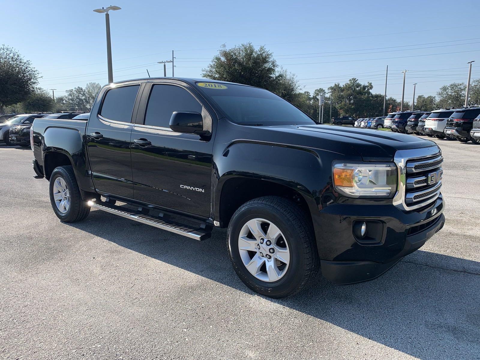 Used 2018 GMC Canyon SLE with VIN 1GTG5CEN9J1217970 for sale in Winter Haven, FL