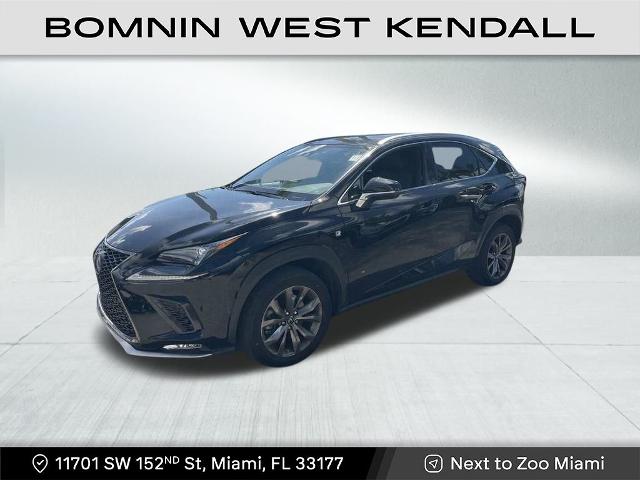 Used 2021 Lexus NX 300 F SPORT with VIN JTJSARBZ1M2180571 for sale in Miami, FL