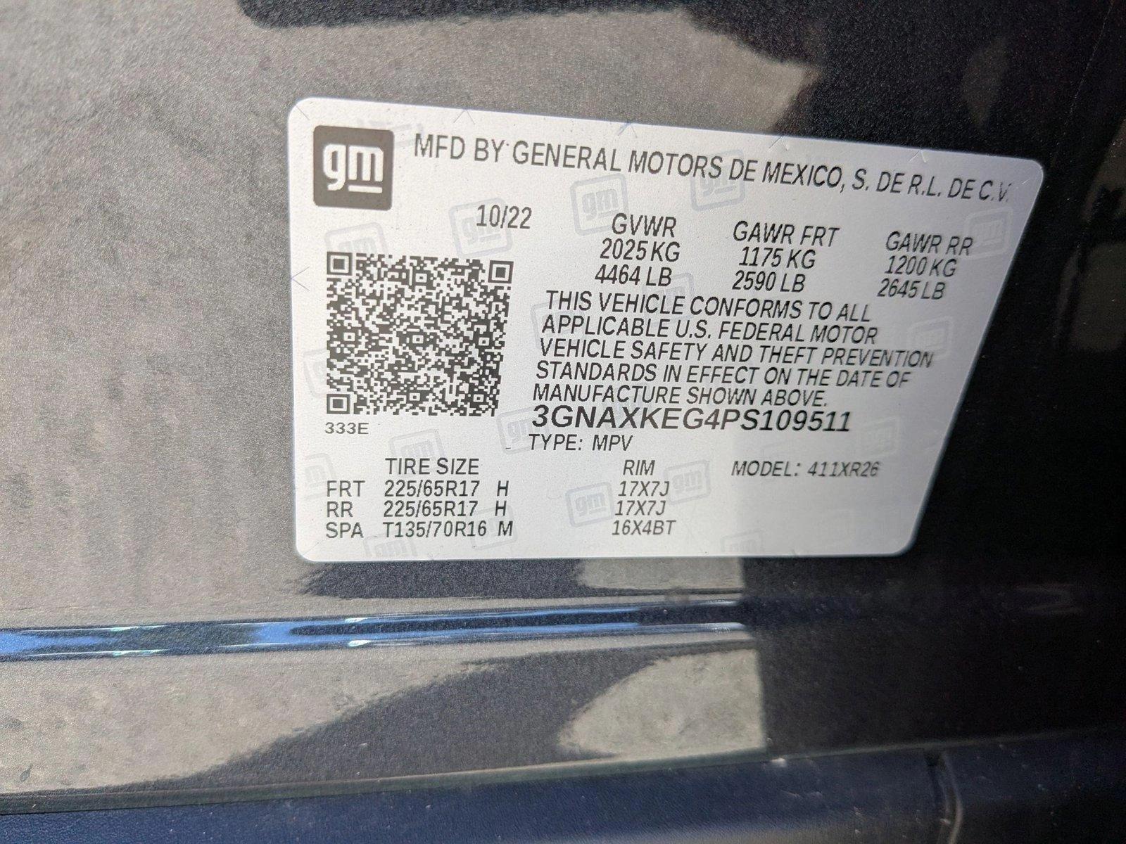 2023 Chevrolet Equinox Vehicle Photo in MIAMI, FL 33134-2699