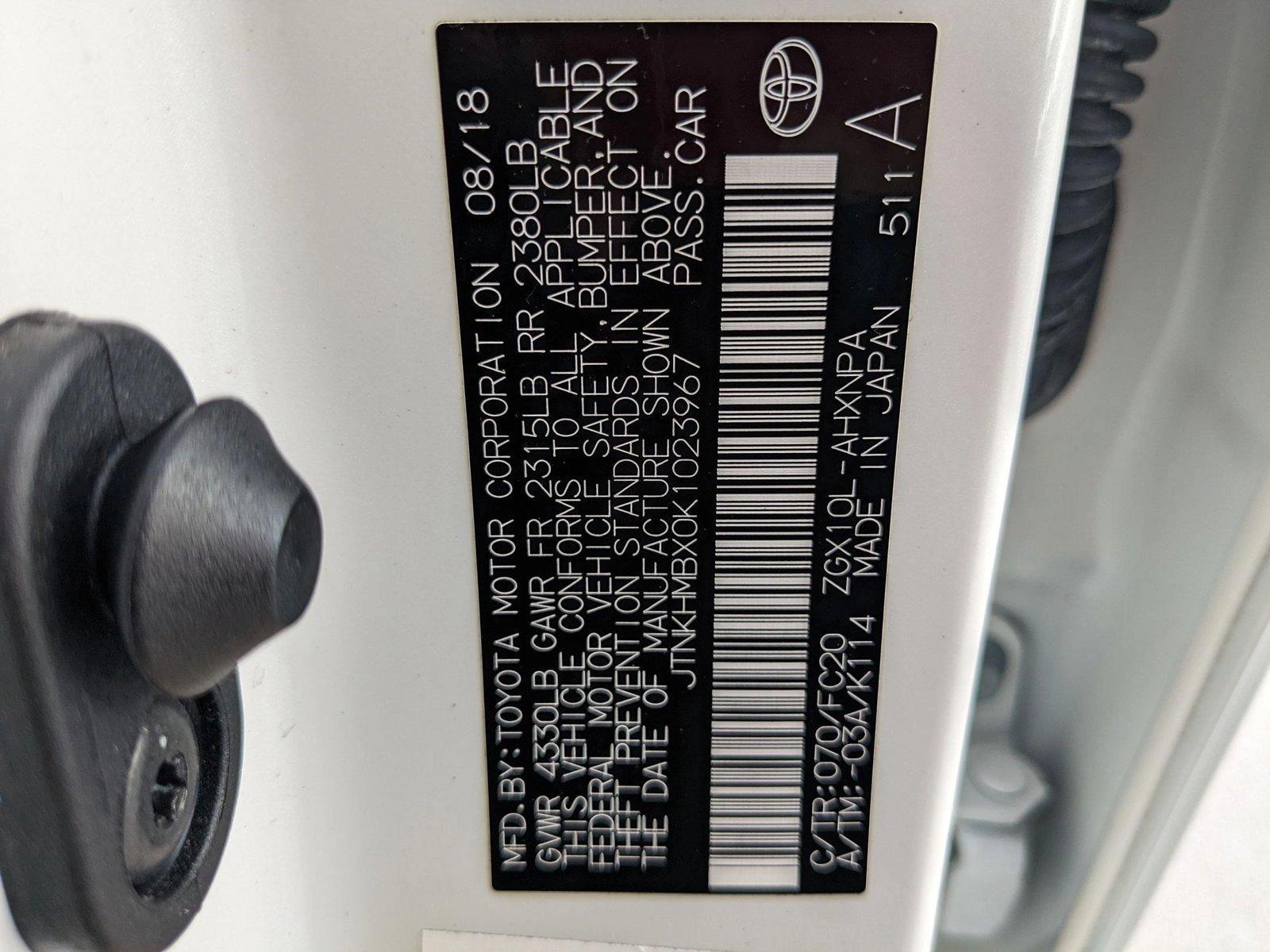 2019 Toyota C-HR Vehicle Photo in Davie, FL 33331
