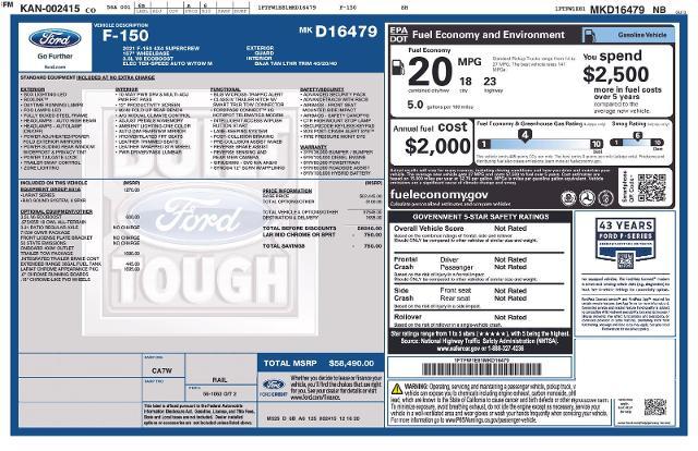 2021 Ford F-150 Vehicle Photo in Weatherford, TX 76087