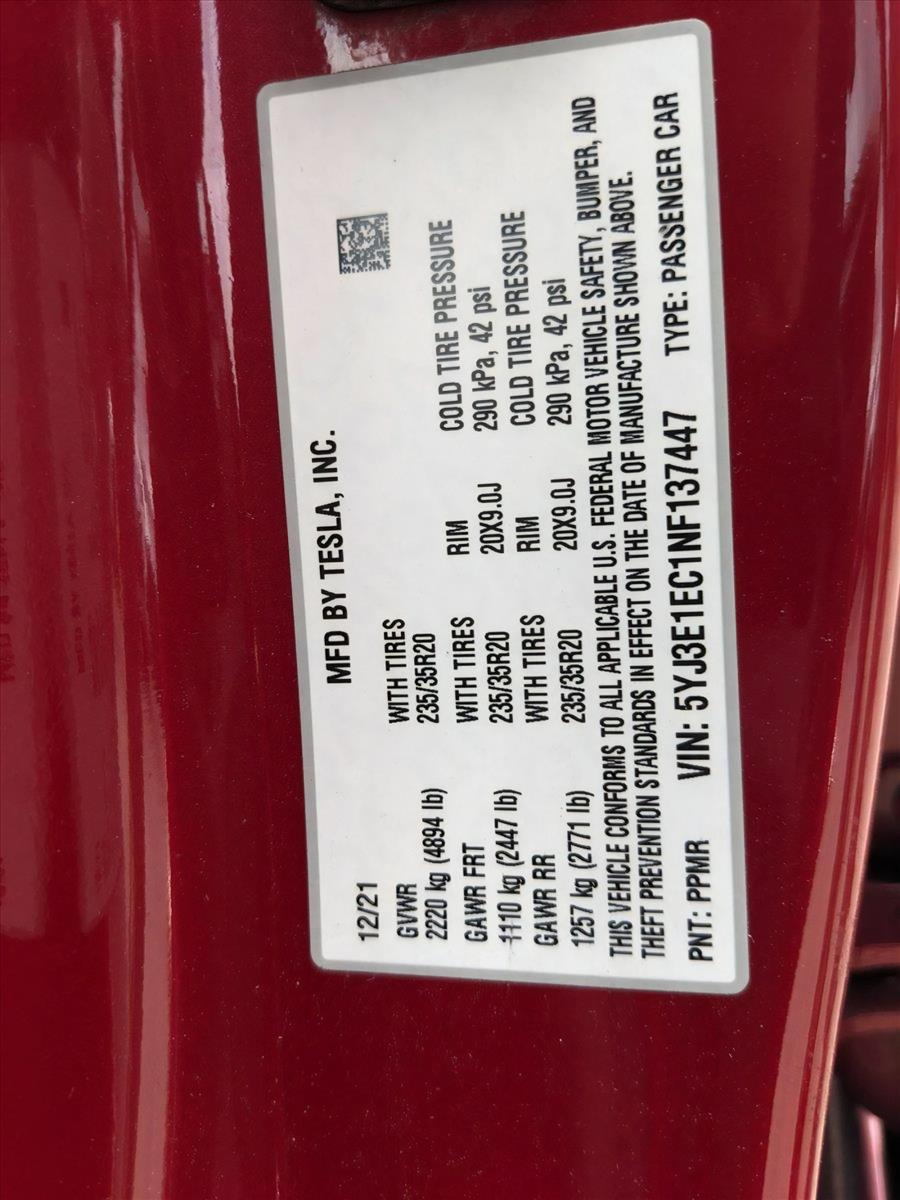 2022 Tesla Model 3 Vehicle Photo in AUSTIN, TX 78759-4154