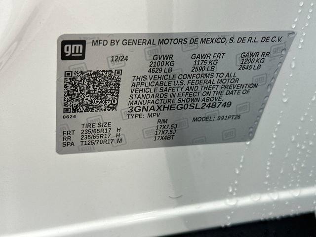 2025 Chevrolet Equinox Vehicle Photo in RIVERSIDE, CA 92504-4106