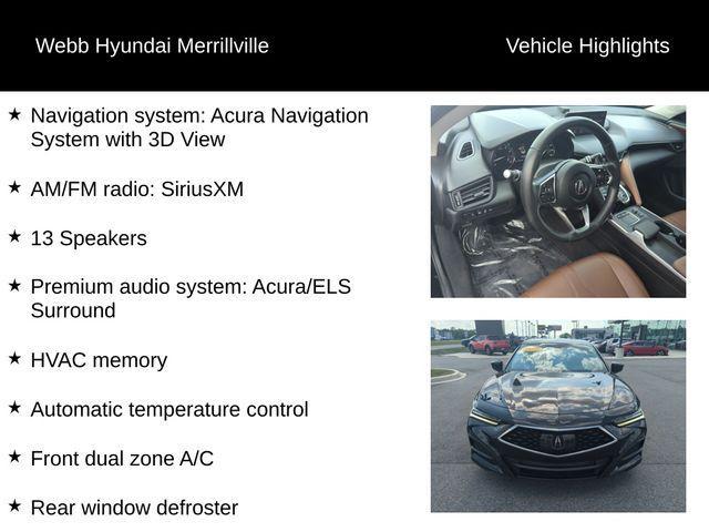 2021 Acura TLX Vehicle Photo in Merrillville, IN 46410
