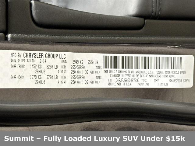 2014 Jeep Grand Cherokee Vehicle Photo in EVERETT, WA 98203-5662