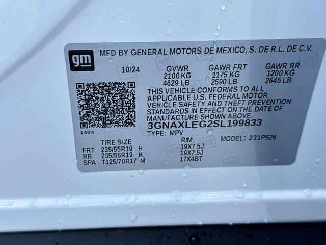 2025 Chevrolet Equinox Vehicle Photo in RIVERSIDE, CA 92504-4106