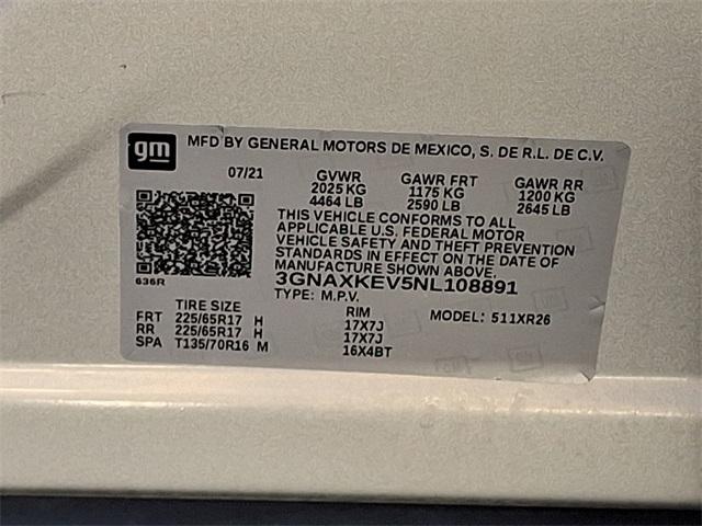 2022 Chevrolet Equinox Vehicle Photo in SEAFORD, DE 19973-8463