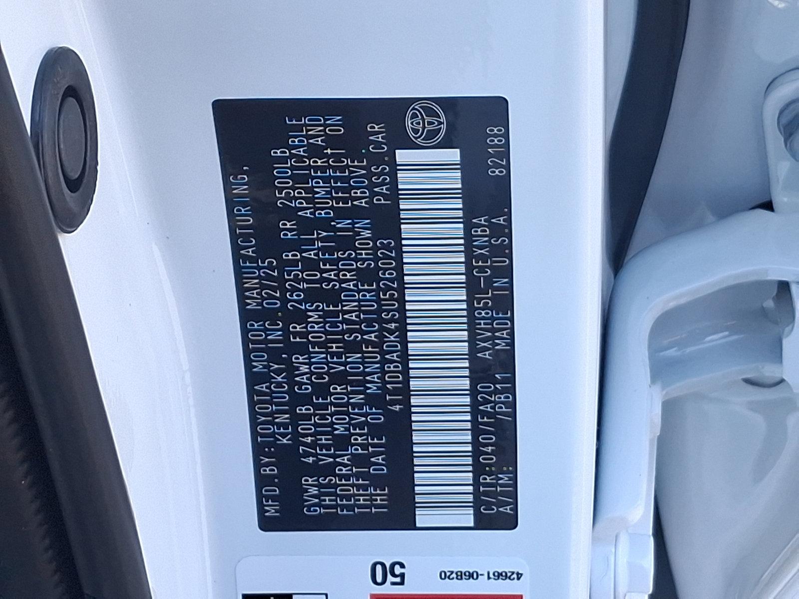 2025 Toyota Camry Vehicle Photo in Trevose, PA 19053