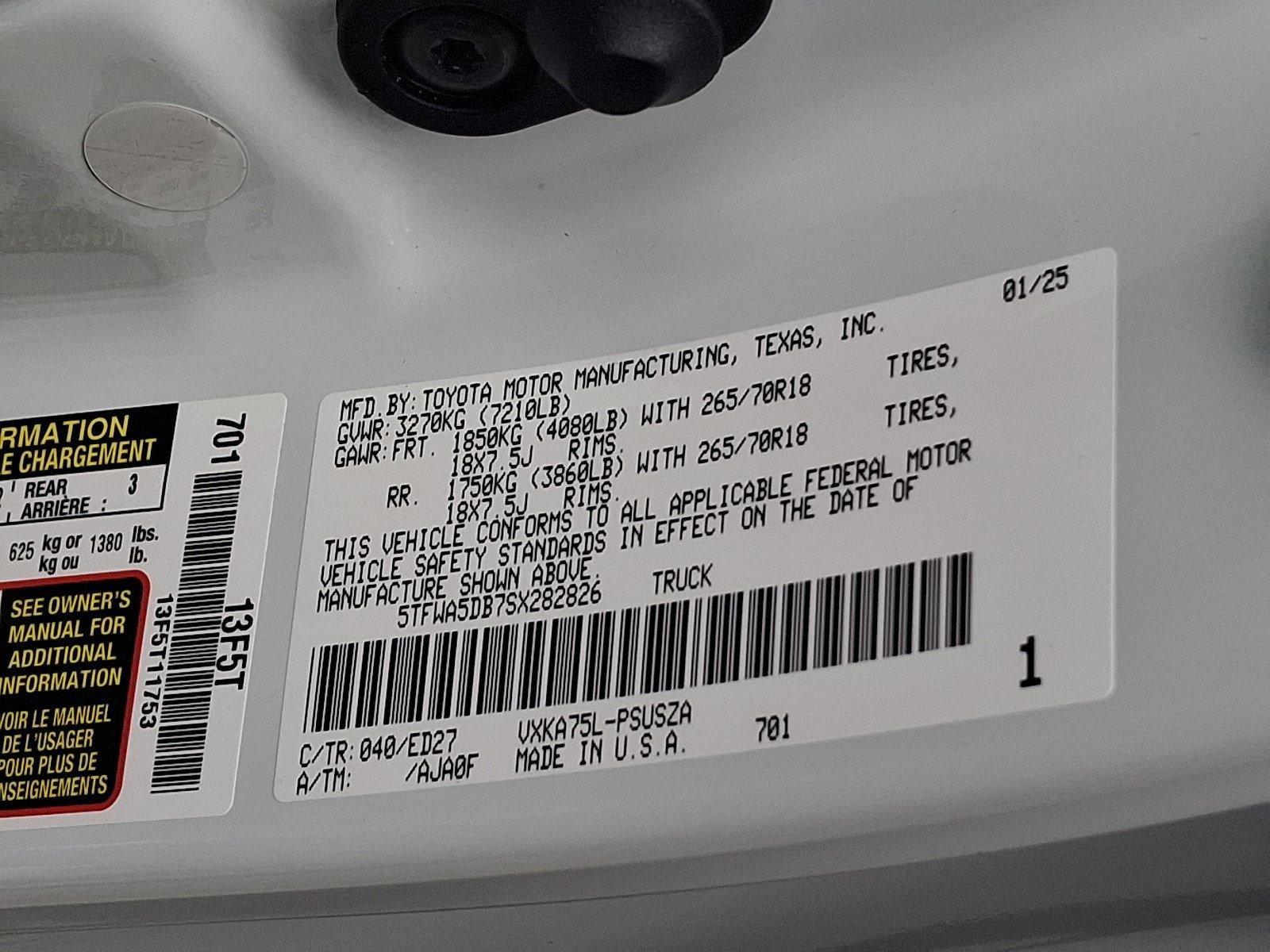 2025 Toyota Tundra 4WD Vehicle Photo in Harrisburg, PA 17111