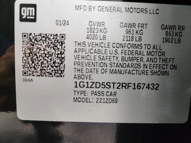 2024 Chevrolet Malibu Vehicle Photo in NEENAH, WI 54956-2243