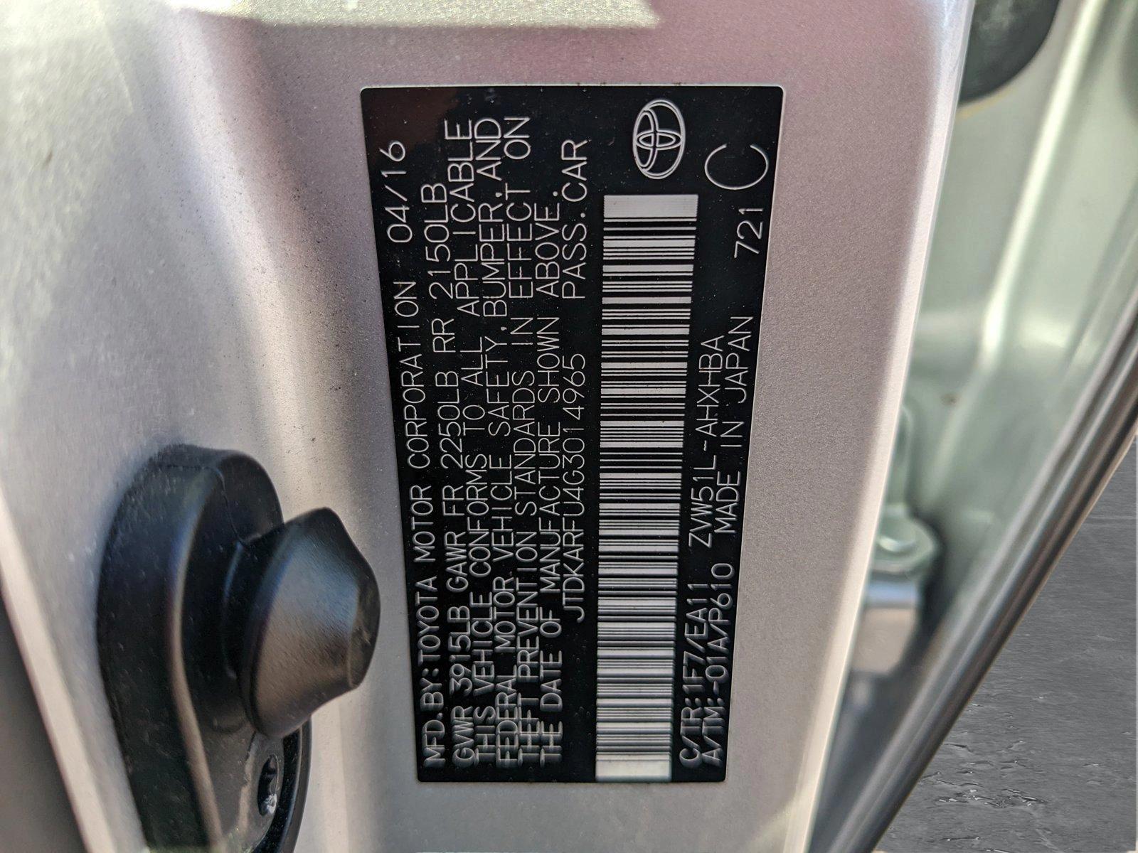 2016 Toyota Prius Vehicle Photo in Davie, FL 33331