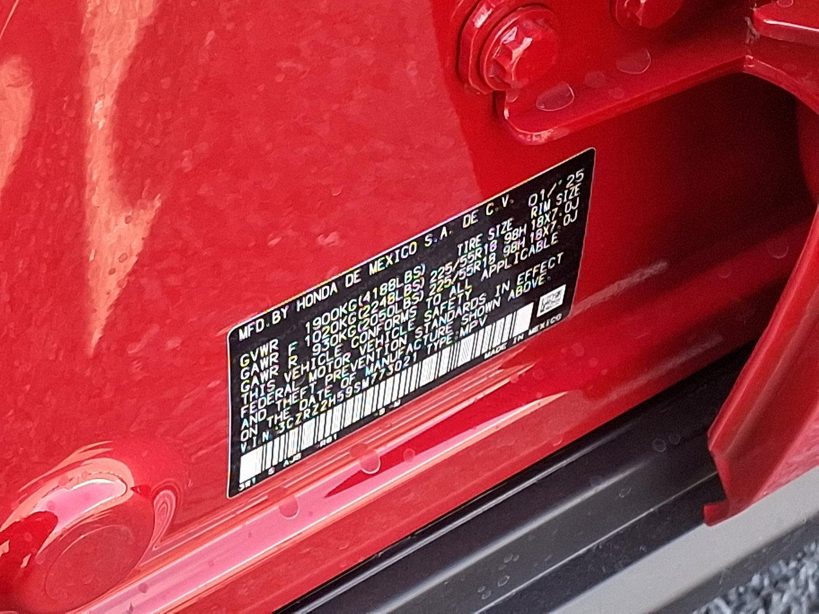 2025 Honda HR-V Vehicle Photo in Harrisburg, PA 17111