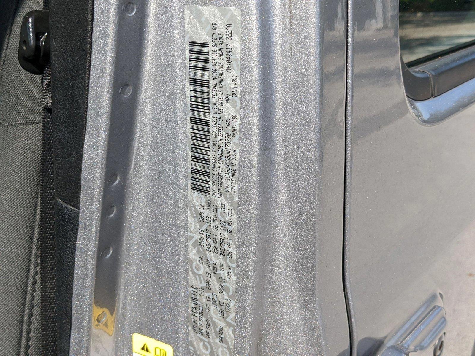 2018 Jeep Wrangler Unlimited Vehicle Photo in Jacksonville, FL 32256