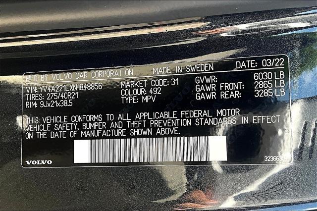 2022 Volvo XC90 Vehicle Photo in Houston, TX 77007