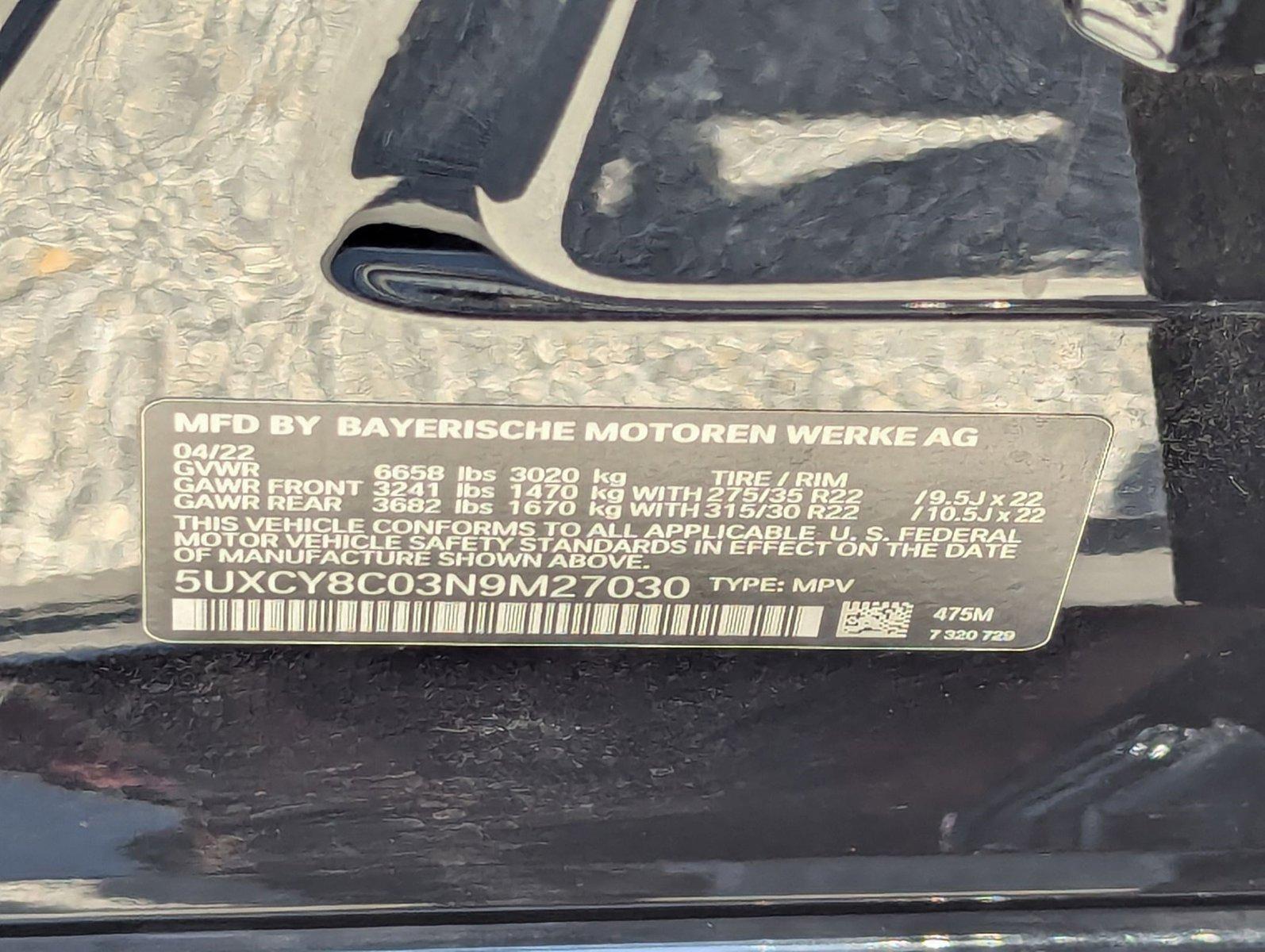 2022 BMW X6 M50i Vehicle Photo in Delray Beach, FL 33444