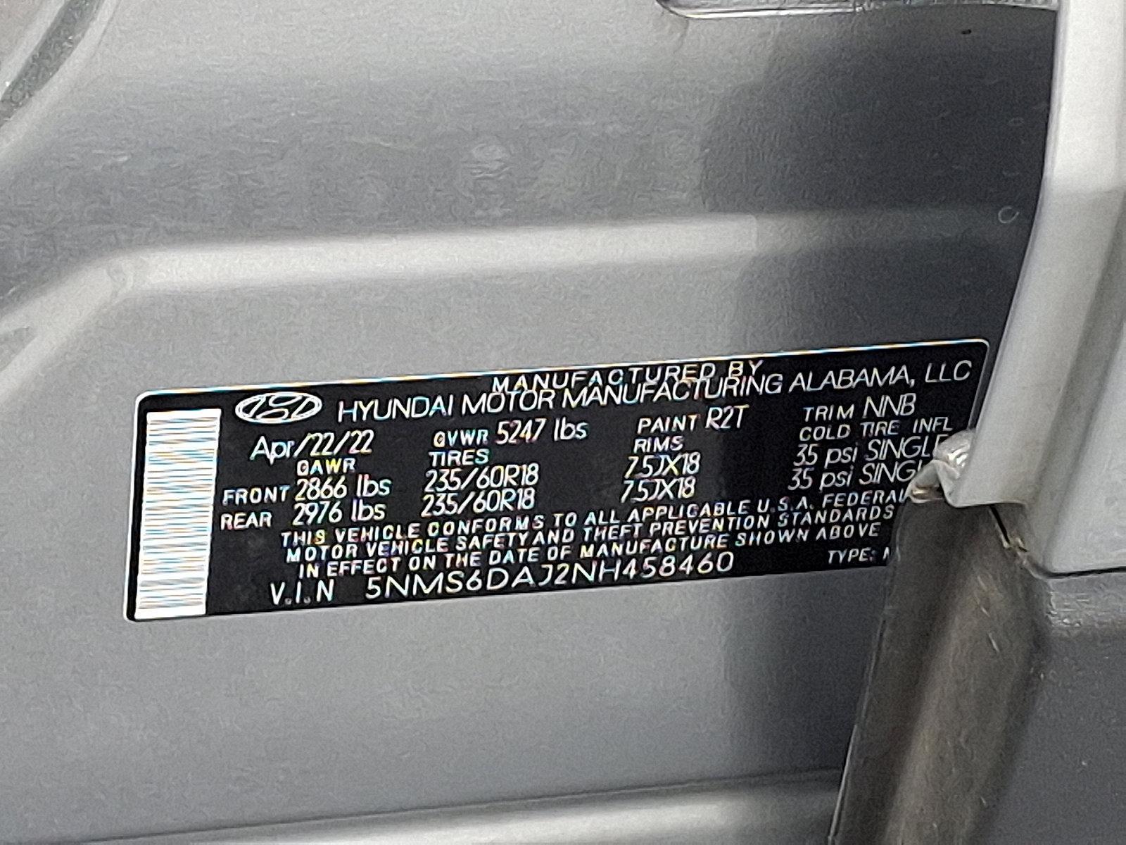 2022 Hyundai SANTA FE Vehicle Photo in Harrisburg, PA 17111