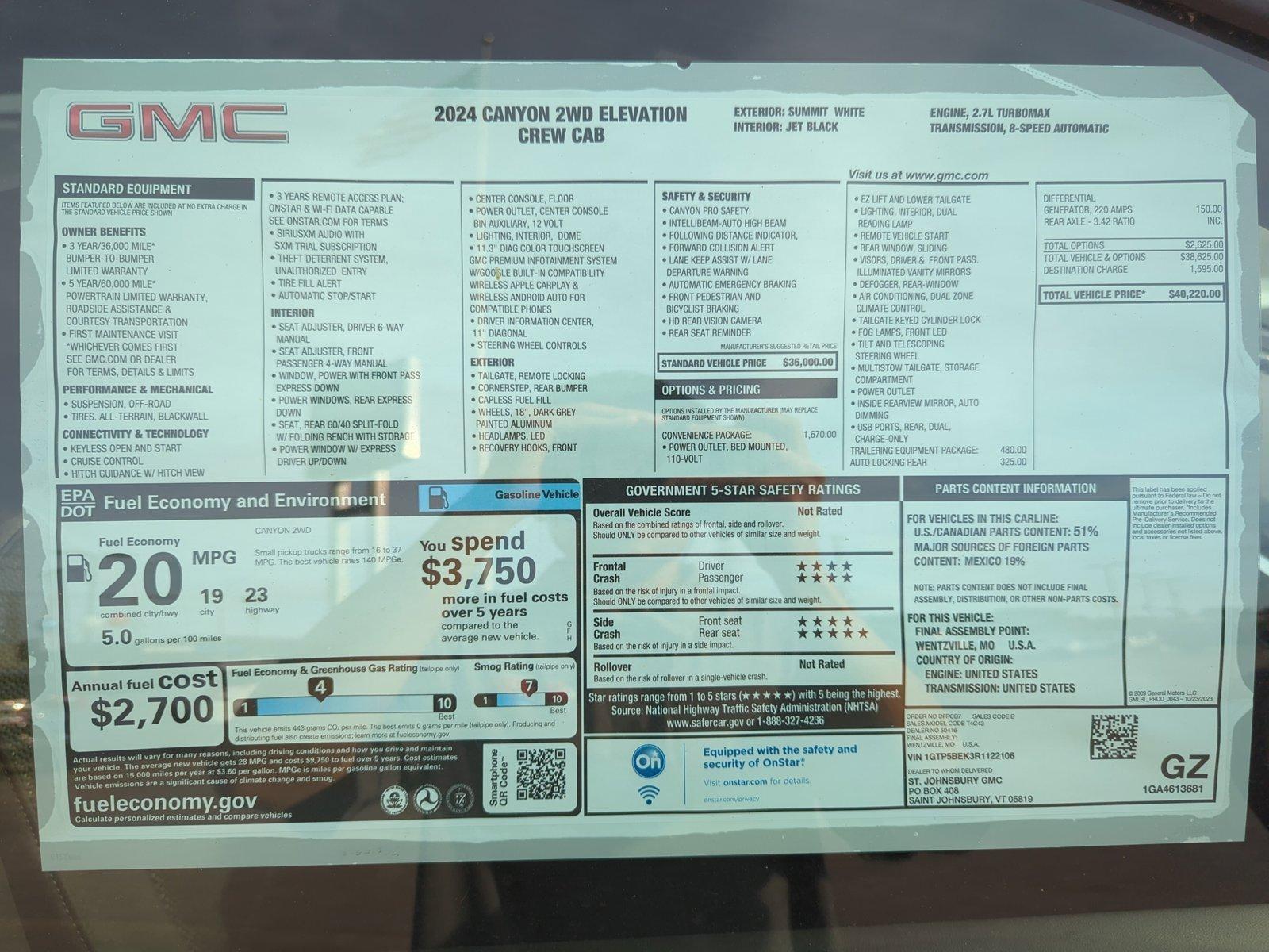 2024 GMC Canyon Vehicle Photo in MEMPHIS, TN 38115-1503