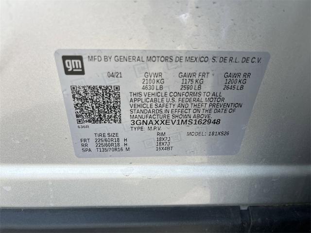 2021 Chevrolet Equinox Vehicle Photo in TULLY, NY 13159-3159