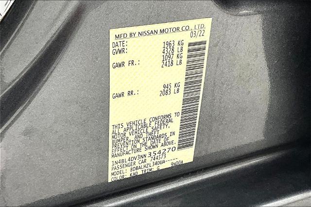 2022 Nissan Altima Vehicle Photo in Grapevine, TX 76051