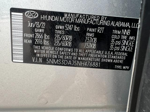 2022 Hyundai SANTA FE Vehicle Photo in Appleton, WI 54914