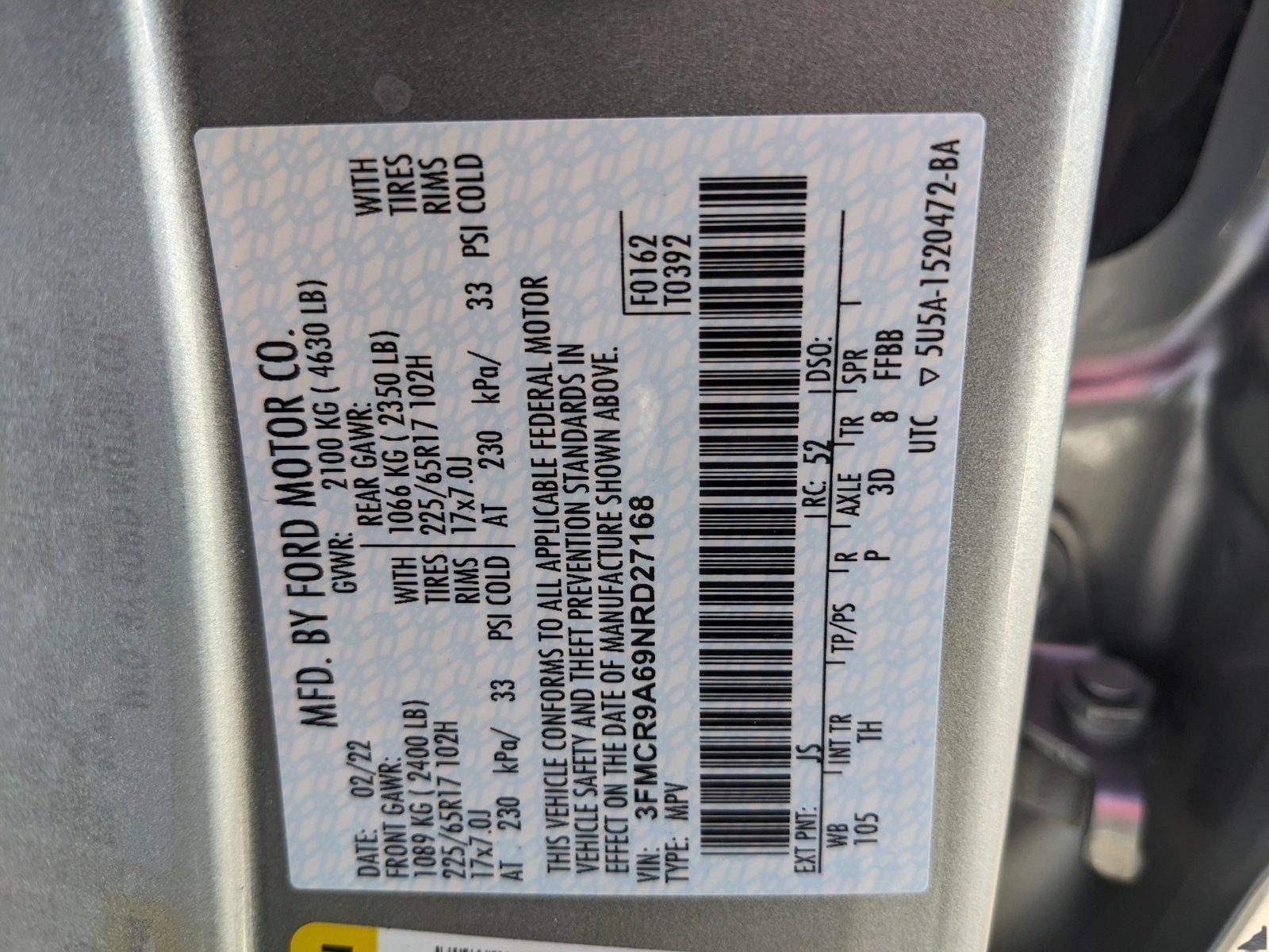 2022 Ford BRONSP Vehicle Photo in HOUSTON, TX 77034-5009