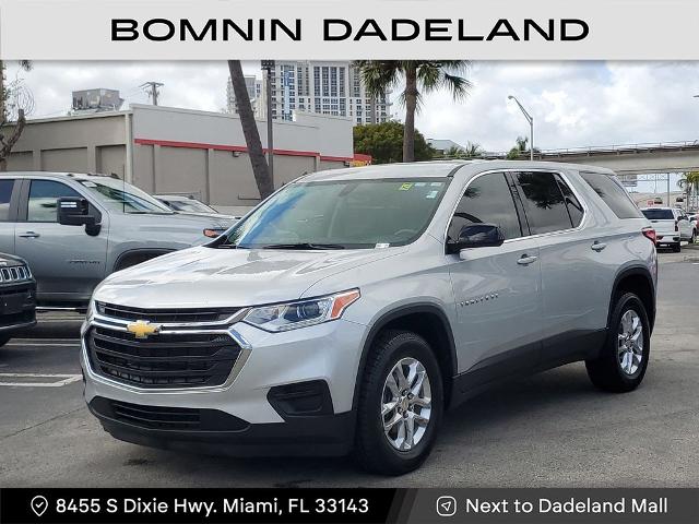 Used 2020 Chevrolet Traverse LS with VIN 1GNERFKW1LJ204893 for sale in Miami, FL