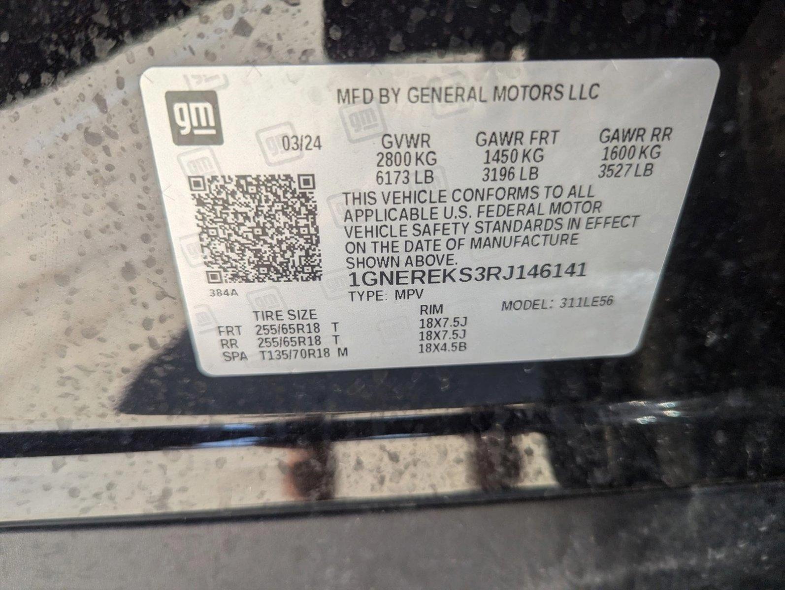 2024 Chevrolet Traverse Vehicle Photo in CORPUS CHRISTI, TX 78412-4902