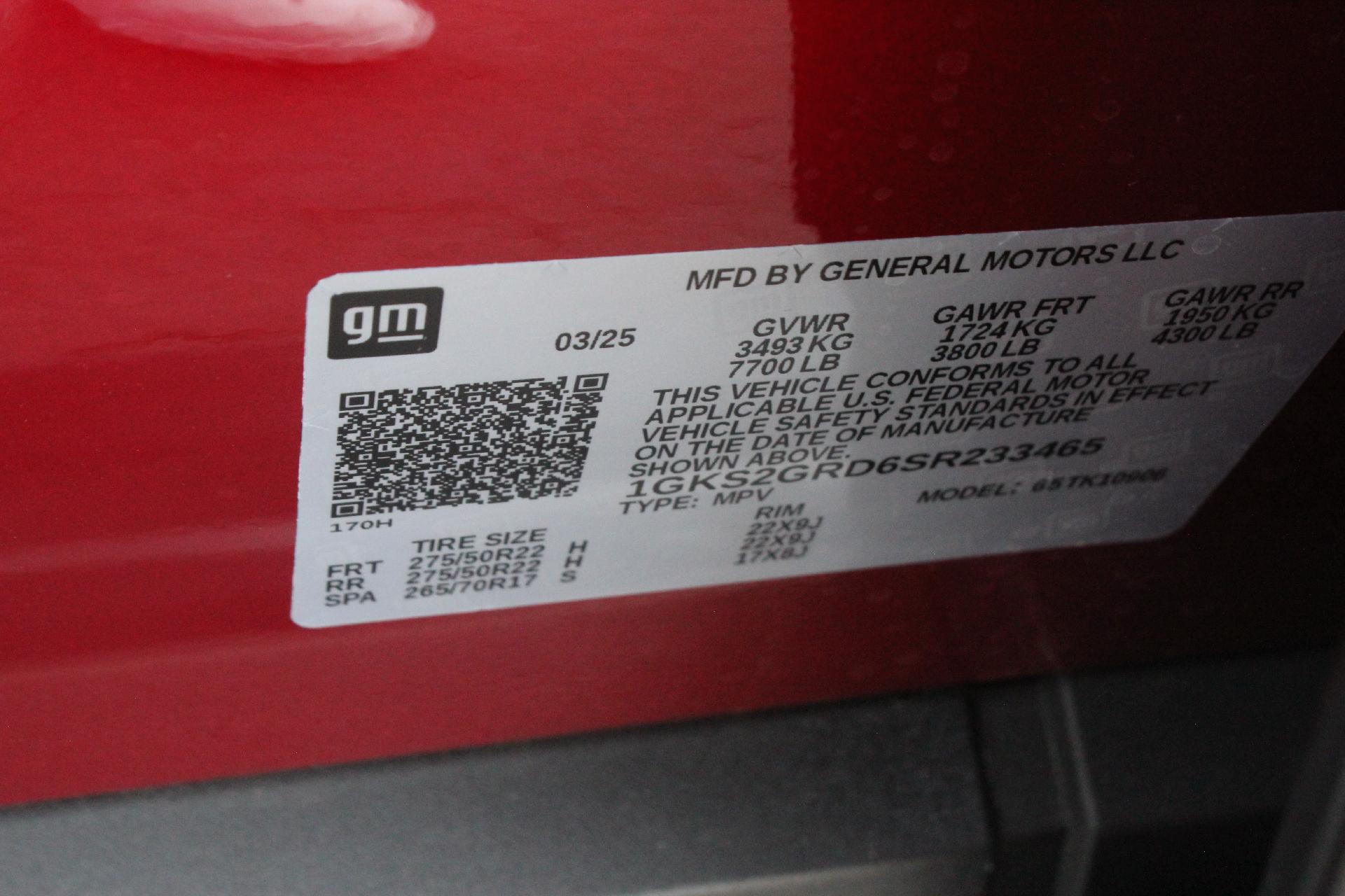 2025 GMC Yukon XL Vehicle Photo in AURORA, CO 80012-4011