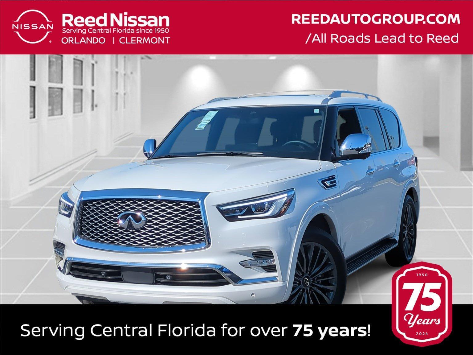Used 2024 INFINITI QX80 Sensory 4WD with VIN JN8AZ2BE5R9327232 for sale in Orlando, FL