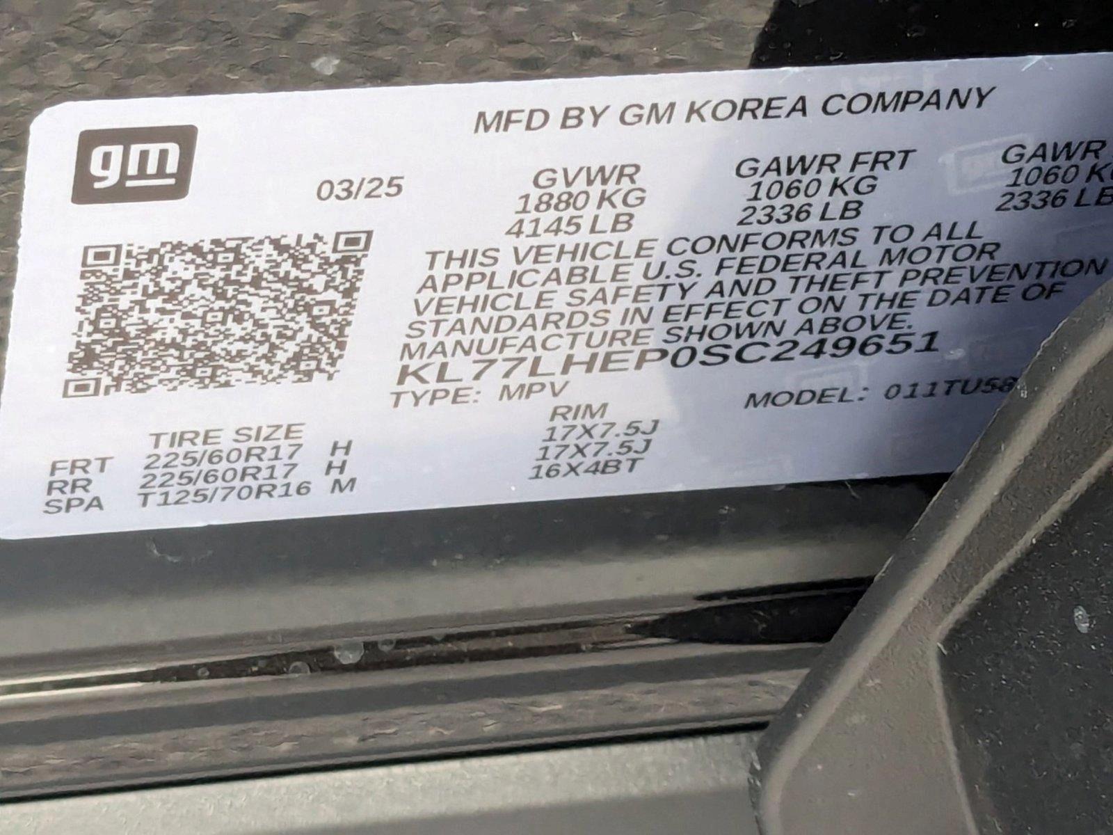 2025 Chevrolet Trax Vehicle Photo in MIAMI, FL 33134-2699