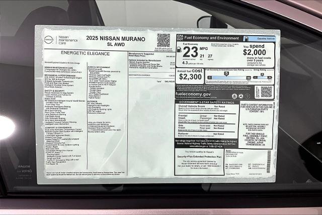 2025 Nissan Murano Vehicle Photo in Tulsa, OK 74129