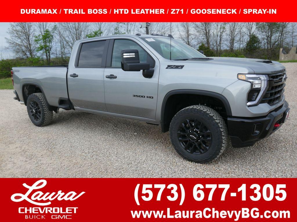 Sterling Gray Metallic 2026 Chevrolet Silverado 3500HD LT Crew Cab 4WD Pickup Truck Four-Wheel Drive Automatic
