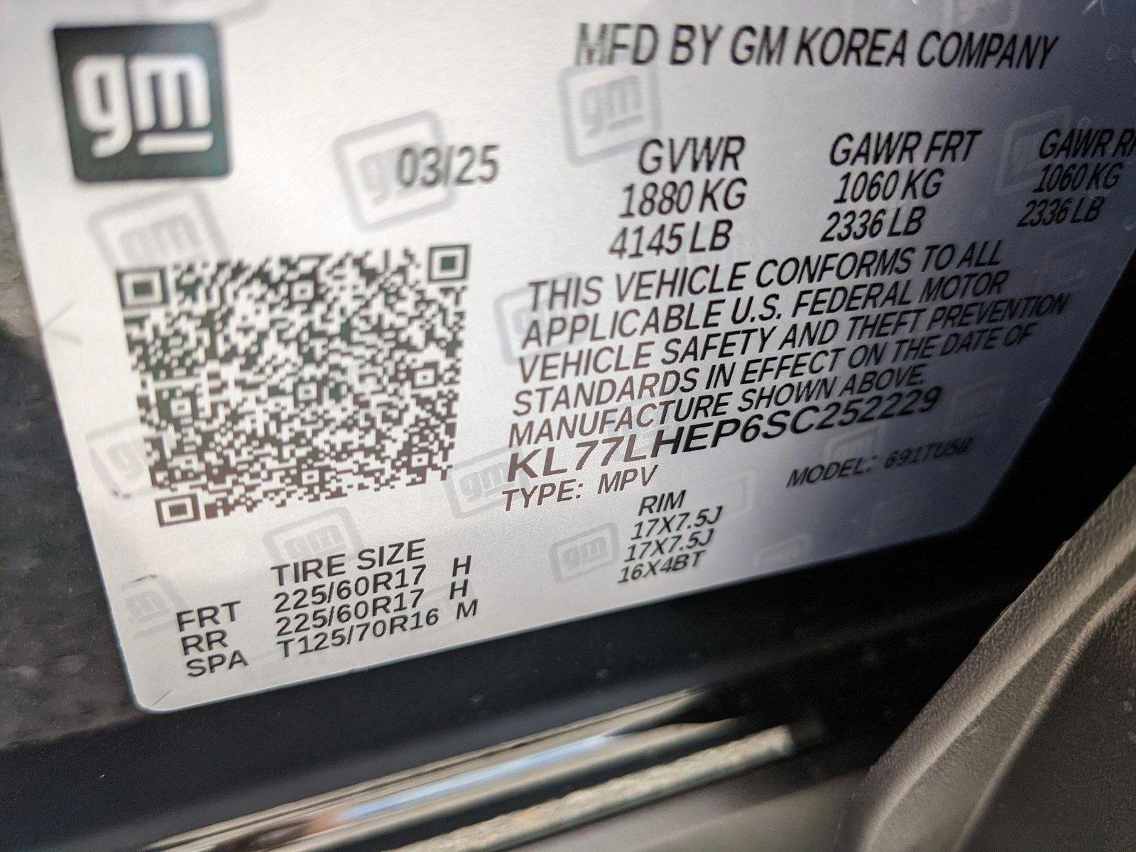 2025 Chevrolet Trax Vehicle Photo in ORLANDO, FL 32808-7998