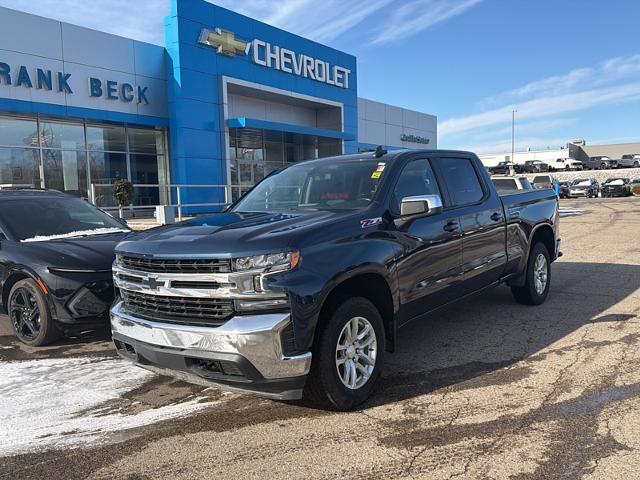Northsky Blue Metallic 2022 Chevrolet Silverado 1500 LT Crew Cab 4WD Pickup Truck Four-Wheel Drive Automatic