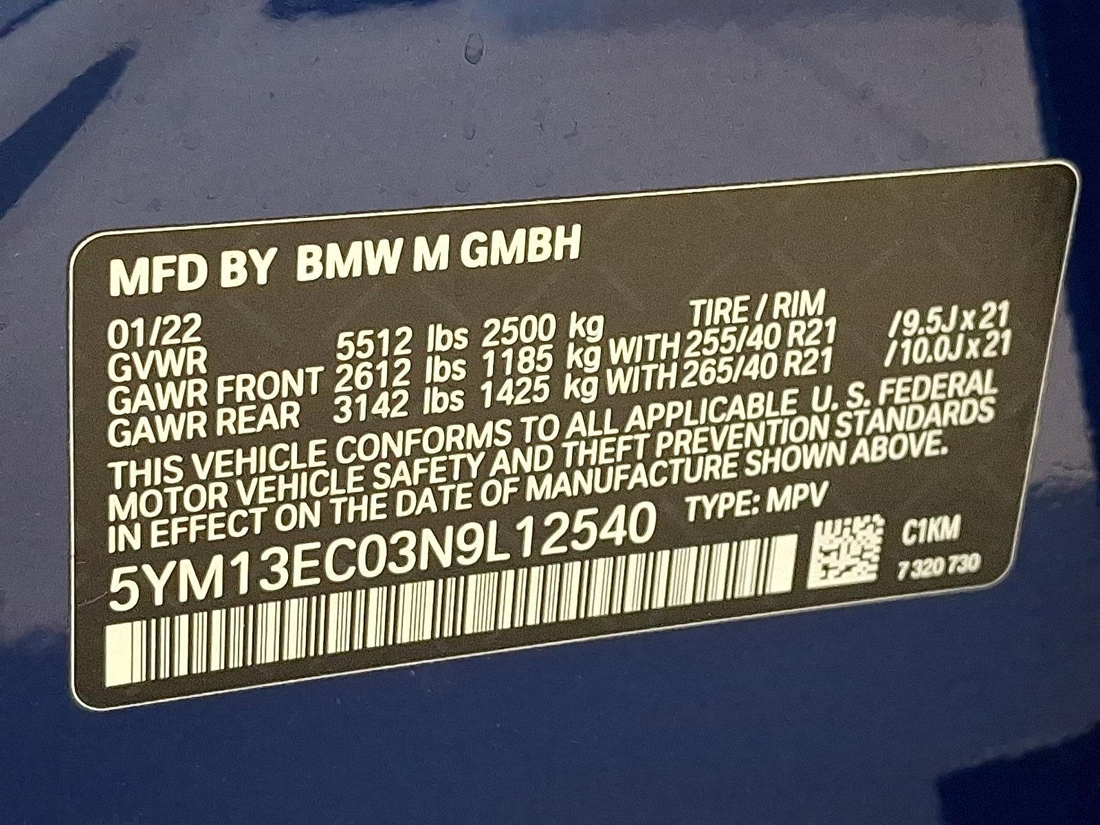 2022 BMW X3 M Vehicle Photo in Lancaster, PA 17601