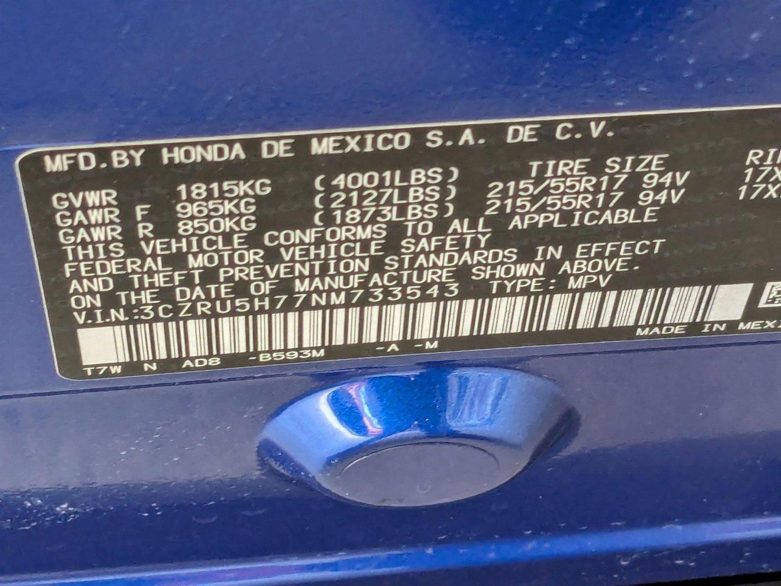 2022 Honda HR-V Vehicle Photo in Miami, FL 33015