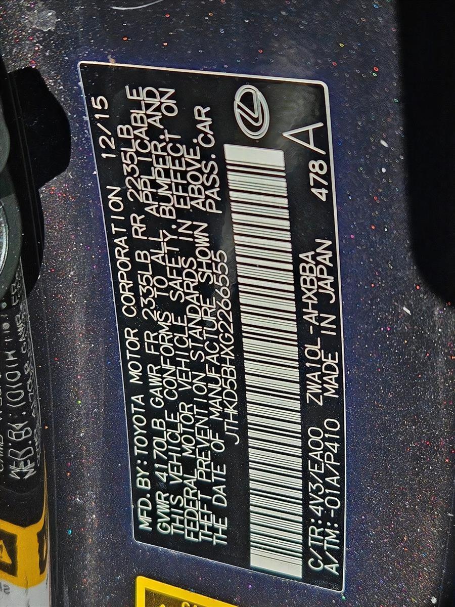 2016 Lexus CT 200h Vehicle Photo in Fort Lauderdale, FL 33316