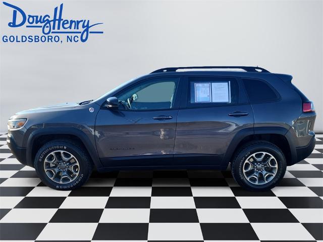 Used 2022 Jeep Cherokee Trailhawk with VIN 1C4PJMBX6ND532205 for sale in Goldsboro, NC