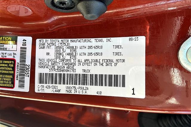 2024 Toyota Tundra 4WD Vehicle Photo in Grapevine, TX 76051