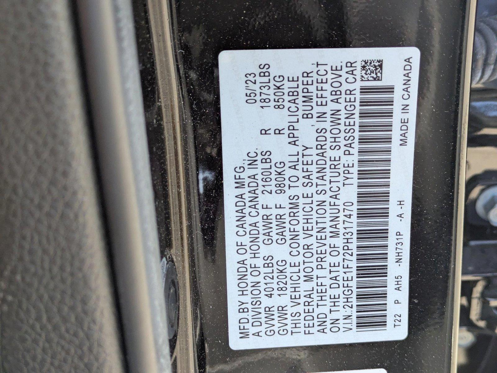2023 Honda Civic Sedan Vehicle Photo in Sarasota, FL 34231