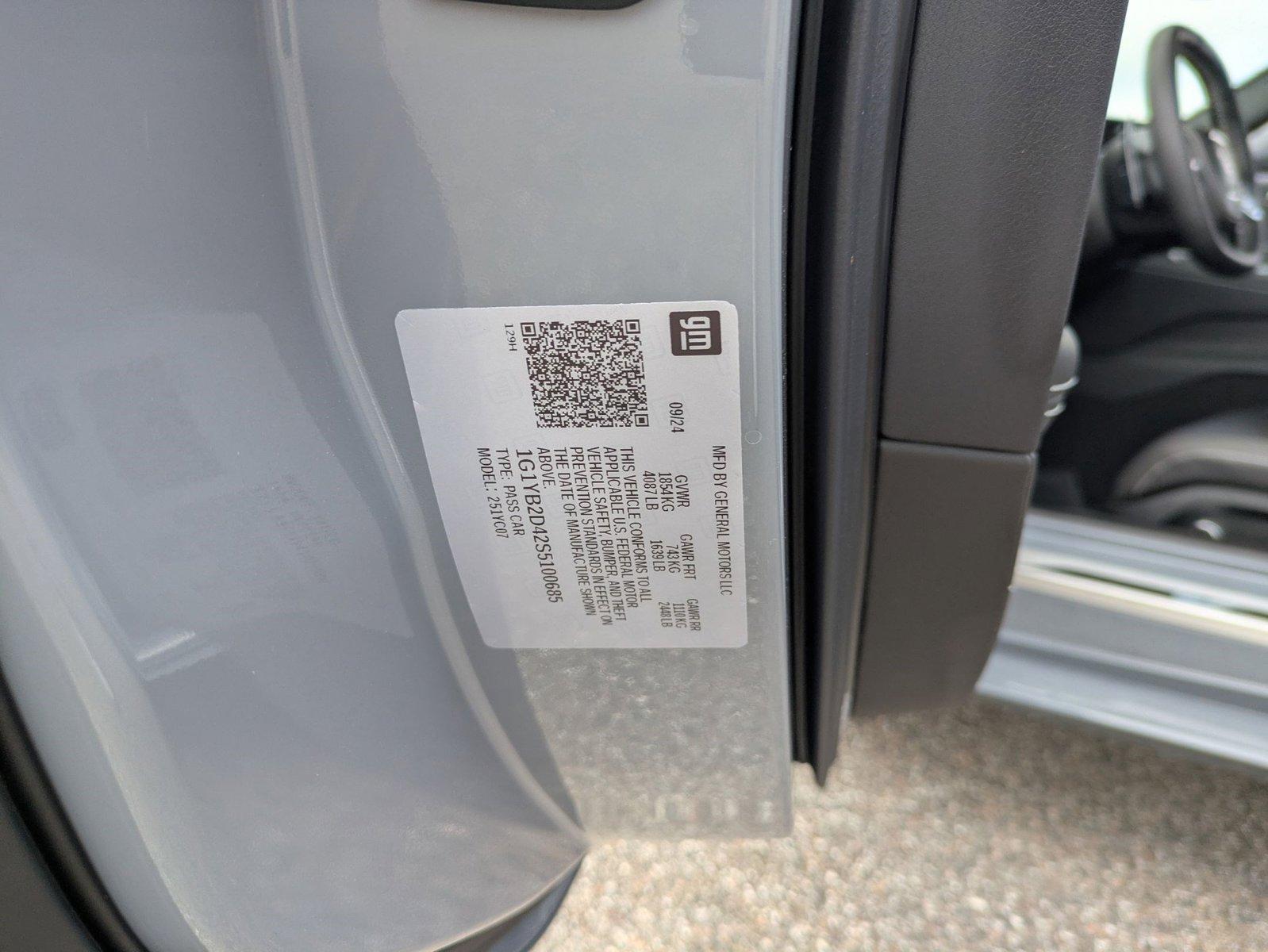 2025 Chevrolet Corvette Stingray Vehicle Photo in ORLANDO, FL 32808-7998