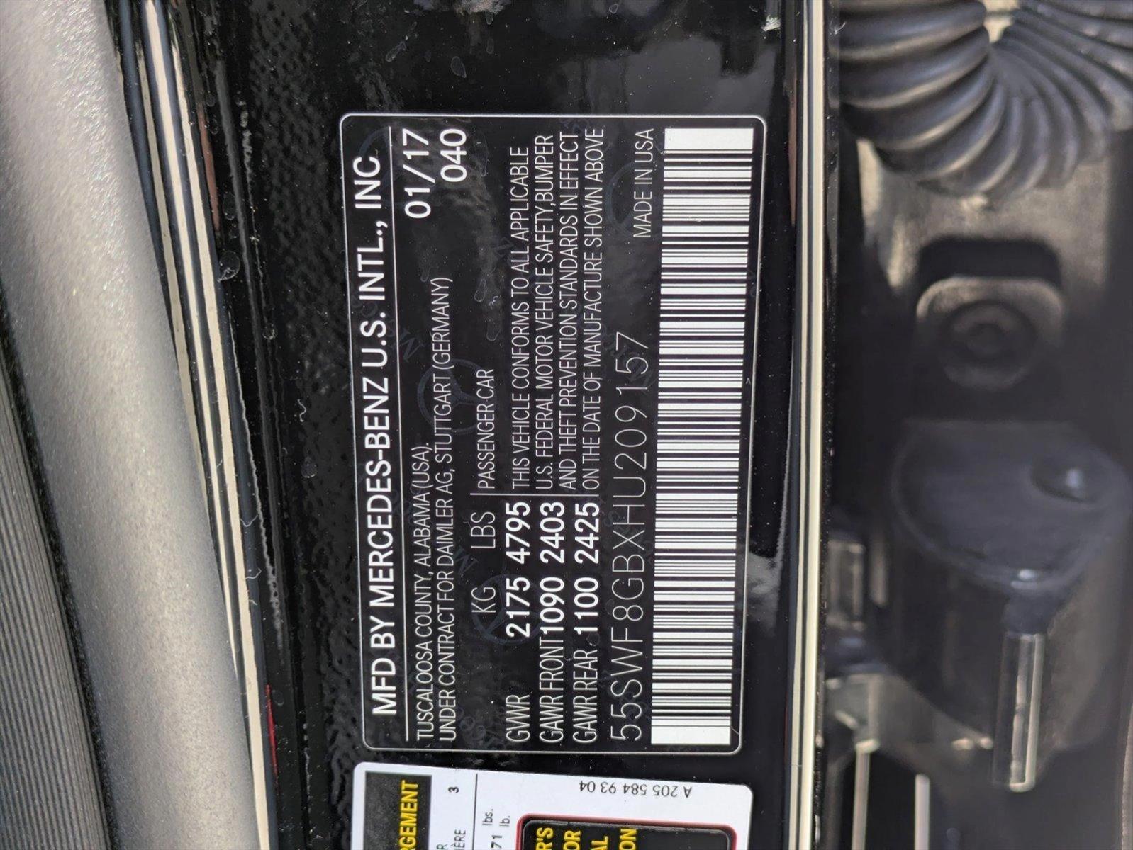2017 Mercedes-Benz C-Class Vehicle Photo in Tustin, CA 92782