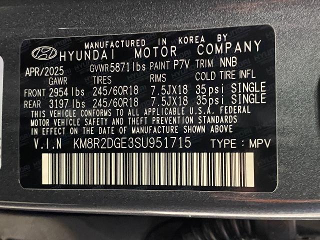 2025 Hyundai PALISADE Vehicle Photo in Appleton, WI 54913