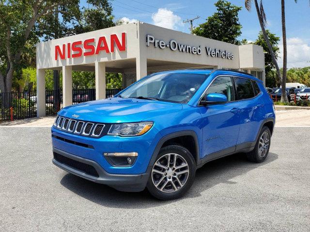 Laser Blue Pearlcoat 2017 Jeep Compass Latitude SUV / Crossover Front-Wheel Drive 6-Speed Automatic