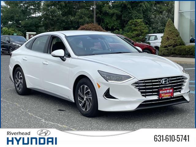 Used 2023 Hyundai Sonata Hybrid Blue with VIN KMHL24JJXPA079800 for sale in Riverhead, NY